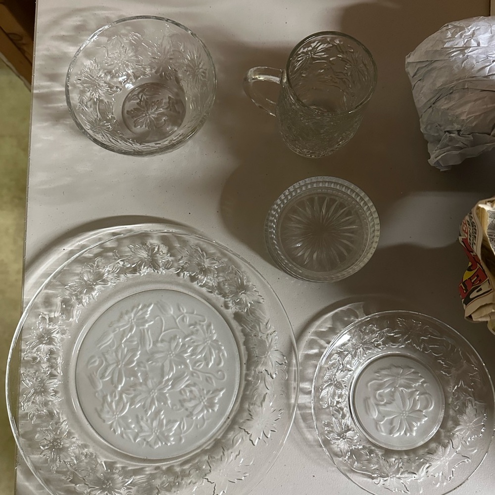 Fantasia Princess House Glass Dinnerware